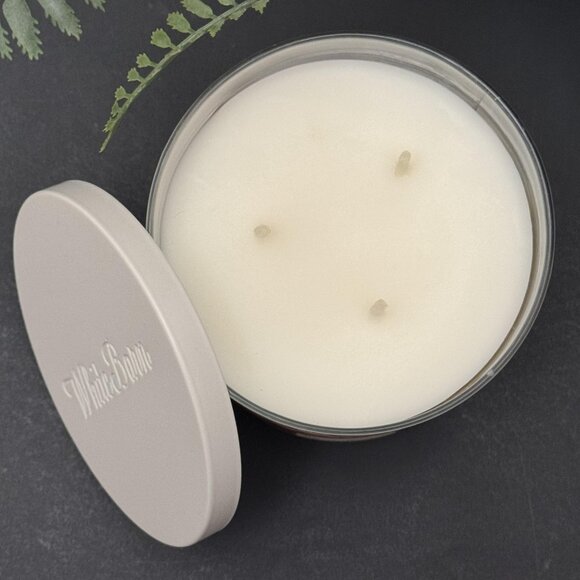 BBW Pink Lavender & Espresso White Barn Bath & Body Works 3 Wick Candle - Picture 6 of 10